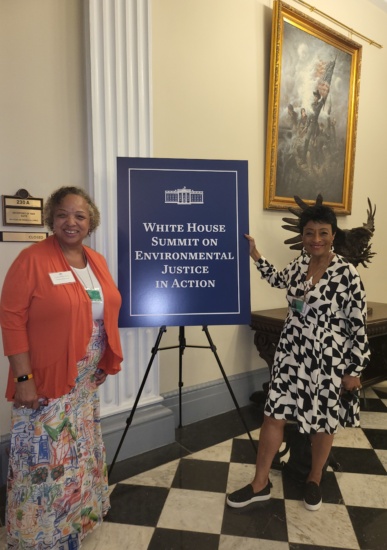 Vernice Miller-Travis speaks at the first ever White House Summit on Environmental Justice in Action event